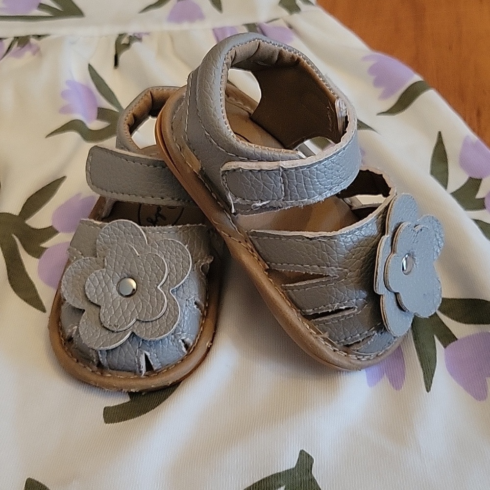 2 pairs size 2 sandals